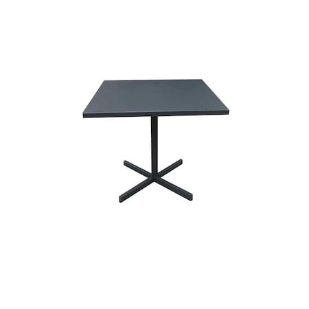 Gfancy Fixtures Gray Steel Dining Table - 32 x 32 x 29 in. GF2627293